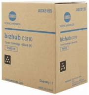 Konica Minolta TNP51K Тонер-картридж Black, 5 000 стр.,@5% заполнений, [C3110] A0X5155