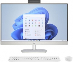 ПК Моноблок HP All-in-One 27" FHD IPS AG, Intel U7-155U, 16GB, F512GB, UMA, WiFi, кл+м, DOS, белый A45E3EA