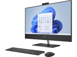 Комп'ютер персональний моноблок HP Pavilion 31.5" UHD IPS, Intel i7-13700T, 32GB, F1TB, NVD3050-4, WiFi, кл+м, DOS, чорний A45E5EA