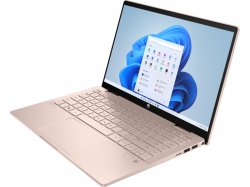 Ноутбук HP Pavilion x360 14-ek2003ua 14" FHD IPS Touch, Intel 5-120U, 16GB, F512GB, UMA, DOS, рожеве золото AQ8P1EA
