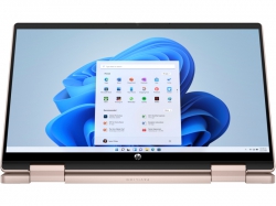 Ноутбук HP Pavilion x360 14-ek2003ua 14" FHD IPS Touch, Intel 5-120U, 16GB, F512GB, UMA, DOS, рожеве золото AQ8P1EA