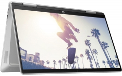 Ноутбук HP Pavilion x360 14-ek2005ua 14" FHD IPS Touch, Intel 5-120U, 16GB, F512GB, UMA, DOS, сріблястий AQ8P3EA