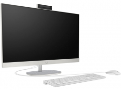 Комп'ютер персональний моноблок HP All-in-One 27" FHD IPS AG, AMD R5-7520U, 16GB, F512GB, UMA, WiFi, кл+м, DOS, білий AR0N4EA