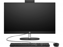 Комп'ютер персональний моноблок HP All-in-One 27" FHD IPS AG, Intel i3-1315U, 16GB, F512GB, UMA, WiFi, кл+м, DOS, чорний AR0N6EA