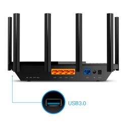 Маршрутизатор TP-LINK ARCHER AX73 AX5400, 4xGE LAN, 1xGE WAN, 1xUSB 3.0, MESH ARCHER-AX73