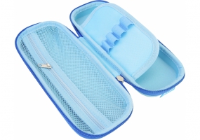 Пенал з тисненням, 1 відділення COOLFORSCHOOL B-8010-lt.blue