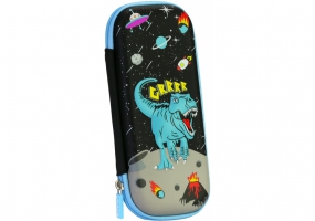 Пенал з тисненням, 1 відділення COOLFORSCHOOL B-8614-black