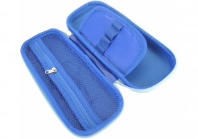 Пенал с тиснением, 1 отделение COOLFORSCHOOL B-8614-black B-8614-blue