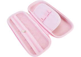 Пенал з тисненням, 1 відділення COOLFORSCHOOL B-8614-pink