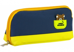 Пенал на 1 відділення COOLFORSCHOOL B-8694-dk.blue