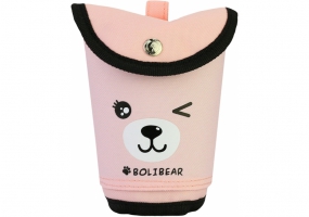 Пенал-подставка на 1 отделение COOLFORSCHOOL B-8695-grey B-8695-pink