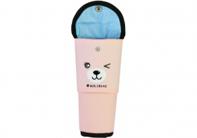 Пенал-подставка на 1 отделение COOLFORSCHOOL B-8695-grey B-8695-pink