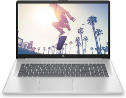 Ноутбук HP 17-cn4012ua 17.3" FHD IPS AG, Intel 3-100U, 16GB, F512GB, UMA, DOS, серебристый B23C7EA