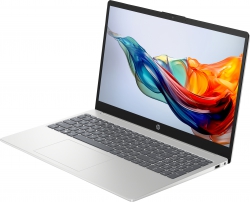 Ноутбук HP 15-fc0111ua 15.6" FHD IPS AG, AMD R7-7730U, 16GB, F1024GB, UMA, DOS, сріблястий B4LY2EA