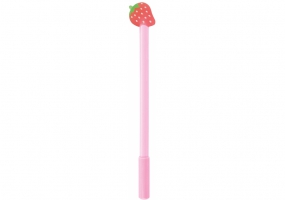 Ручка шариковая гелевая Fruits, пишет синим, ассорти MAXI BJ20-3N002