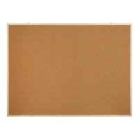 Дошка коркова JOBMAX, 90x120см, дерев'яна рамка Buromax BM.0015