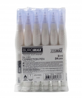 Коректор-ручка 3 мл JOBMAX, мет.кінчик Buromax BM.1050