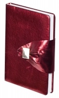 Ежедневник недатированный CLUTCH, A5, 288 стр. красный Buromax