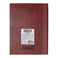 Щоденник недатований IDEAL, A5, коричневий, штуч.шкіра, 336 стор Buromax BM.20490-19