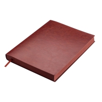 Щоденник недатований IDEAL, A5, коричневий, штуч.шкіра, 336 стор Buromax BM.20490-19