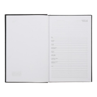 Дневник недатированный AIRY, A5, черный, бумвинил, 336 стр. Buromax BM.20731-01