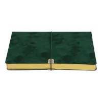 Дневник недатированный VELOUR, A5, зеленый, штуч.кожа, 336 стр. Buromax BM.20770-04