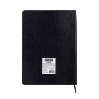 Дневник недатированный SALERNO, L2U, А4, черный, штуч.кожа, 336 стр. Buromax BM.20990-01