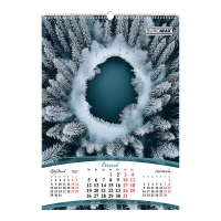 Календар настінний 2026 р., А2, 1 пружина, Seasons of the year Buromax BM.210652