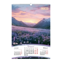 Календар настінний 2026 р., А2, 1 пружина, Seasons of the year Buromax BM.210652