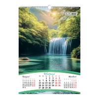 Календар настінний 2026 р., А2, 1 пружина, Seasons of the year Buromax BM.210652