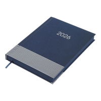 Щоденник датований 2026 PARALLEL, A5, синій Buromax BM.2107-02