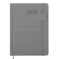 Щоденник датований 2026 FOREVER, A5, сірий, штучна шкіра/поролон Buromax BM.21108-09