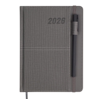 Щоденник датований 2026 FOREVER, A5, сірий, штучна шкіра/поролон Buromax BM.21108-09