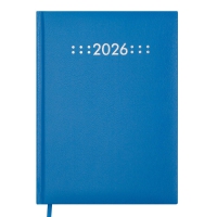 Щоденник датований 2026 CLASSIC, A5, синій, бумвініл/поролон Buromax BM.21121-02