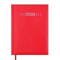Щоденник датований 2026 CLASSIC, A5, червоний, бумвініл/поролон Buromax BM.21121-05