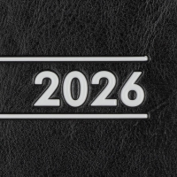 Дневник датированный 2026 MEMORY, A5, черный, штуч.кожа Buromax BM.21151-01