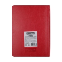 Дневник датированный 2026 MEMORY, A5, красный, штуч.кожа Buromax BM.21151-05
