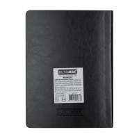 Дневник датированный 2026 MEMORY, A5, серый, штуч.кожа Buromax BM.21151-09