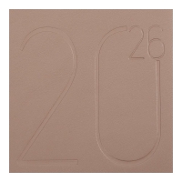Щоденник датований 2026 DARK MORANDI, A5, какао, штуч.шкіра Buromax BM.21157-40