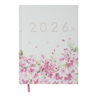 Дневник датированный полиграфический MELODY 2026, A5, белый Buromax BM.21163-12