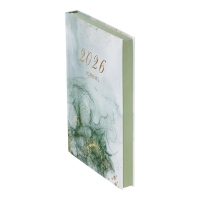Дневник датированный полиграфический MIST 2026, A5, зеленый Buromax BM.21164-04