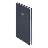 Дневник датированный 2026 SIMPLE, A5, синий, бумвинил Buromax BM.21166-02
