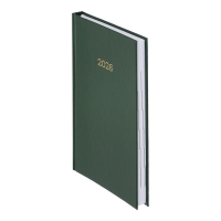Щоденник датований 2026 SIMPLE, A5,зелений , бумвініл Buromax BM.21166-04