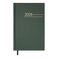 Щоденник датований 2026 ZEST, A5,зелений , бумвініл Buromax BM.21167-04