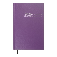 Дневник датированный 2026 ZEST, A5, фиолетовый, бумвинил Buromax BM.21167-07