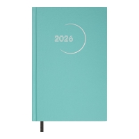 Дневник датированный 2026 MADAM, A5, бирюзовый, бумвинил Buromax BM.21170-06