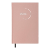Щоденник датований 2026 MADAM, A5, світло-рожевий, бумвініл Buromax BM.21170-43