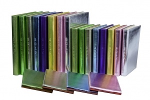 Щоденник датований 2019 METALLIC, A5, 336 арк., синій Buromax