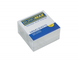 Блок белой бумаги для заметок 90х90х50мм.,не скл. Buromax BM.2215