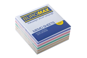 Блок паперу для нотаток "Зебра" 90х90х40мм., не скл. Buromax BM.2265